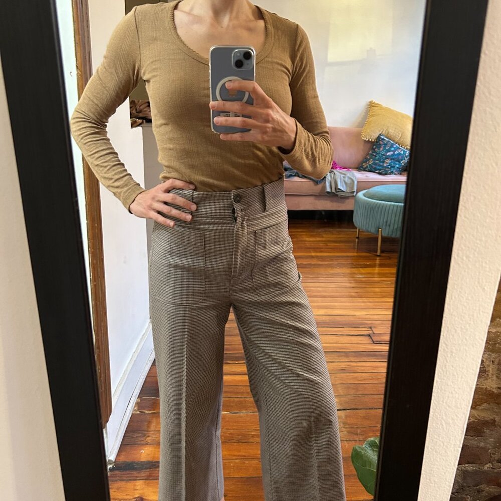 H&M wide leg tailored pants